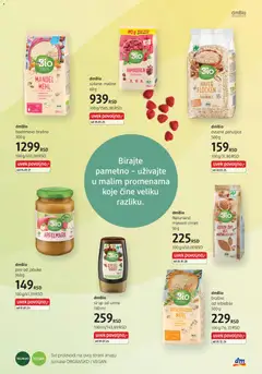 dmBio bademovo brašno, bademovo brašno 300 g - pregled DM Drogerie kataloga - važi od 01.04.2026 | Strana: 31 | Proizvode: Leblebije, Ovsene pahuljice, Sirup, Jabuke