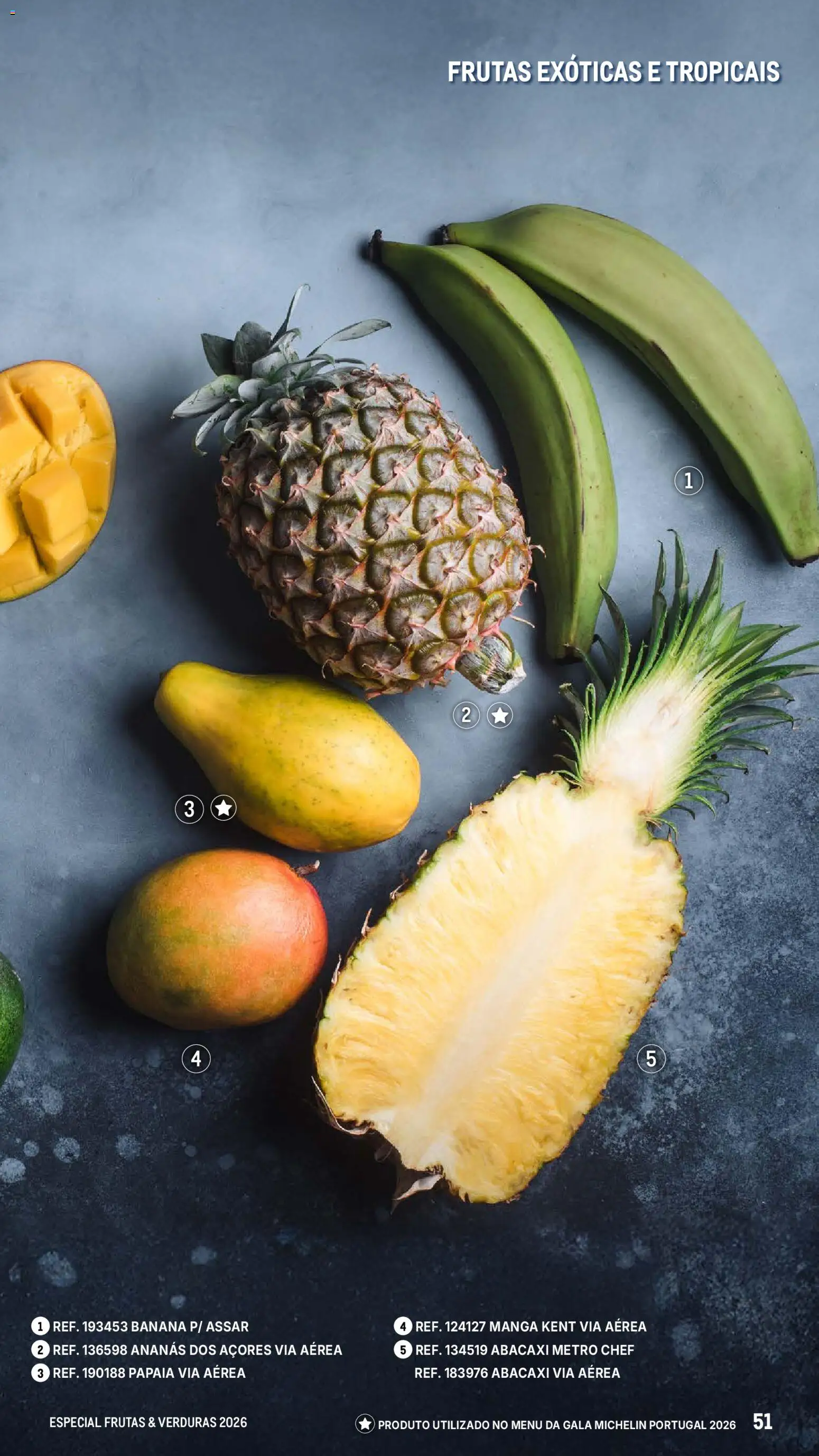 Makro Especial Frutas e Verduras 2026 │ válido de 06.03.2026 | Página: 51 | Produtos: Banana, Abacaxi