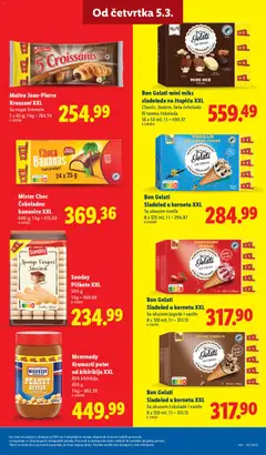 Mcennedy Kremasti puter od kikirikija XXL, 85% kikirikija 650 g - pregled Lidl kataloga - važi od 05.03.2026 | Strana: 57