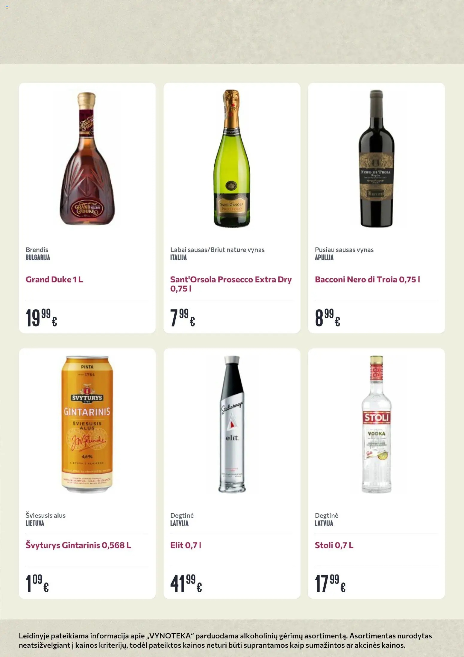 VYNOTEKA akcijos nuo 12.01.2026 | Puslapis: 2 | Prekių: Degtinė, Vynas, Alus