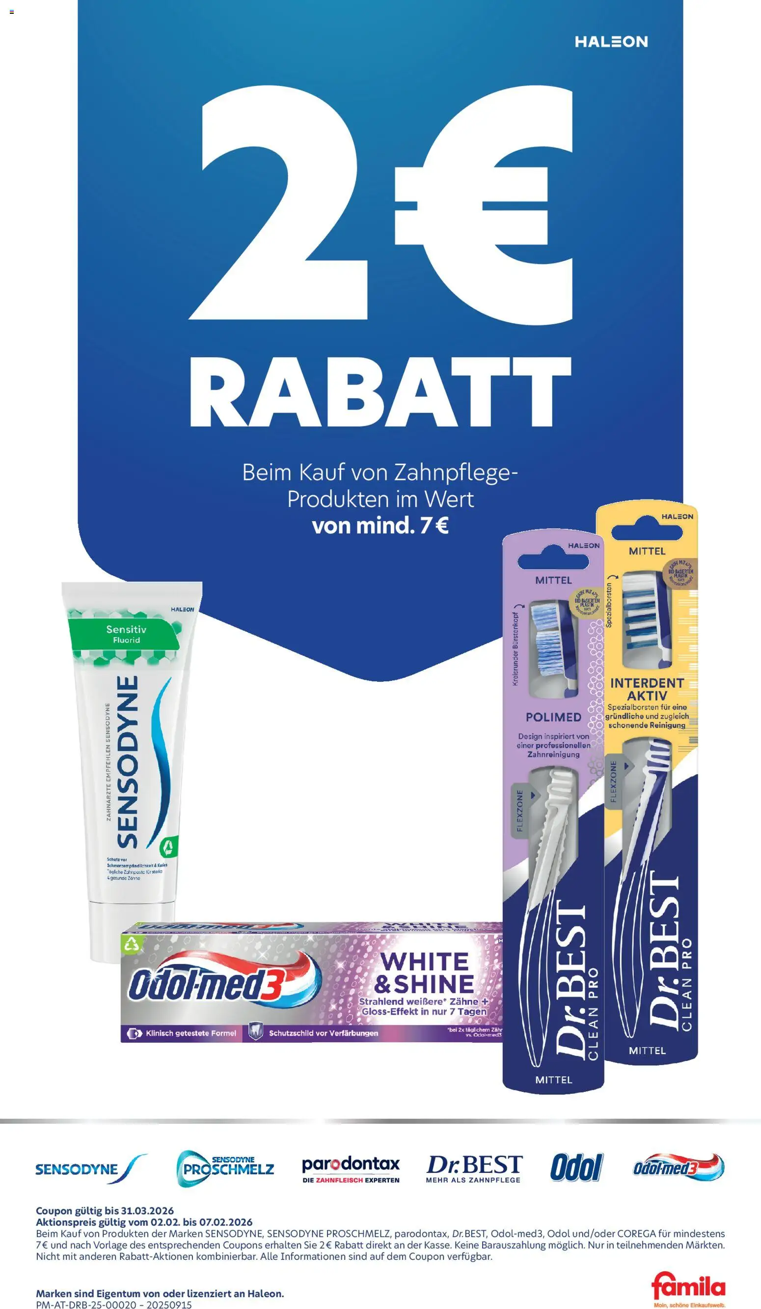 Famila Nordwest Prospekt 	 – gültig ab 02.02.2026 | Seite: 29 | Produkte: Zahnpasta