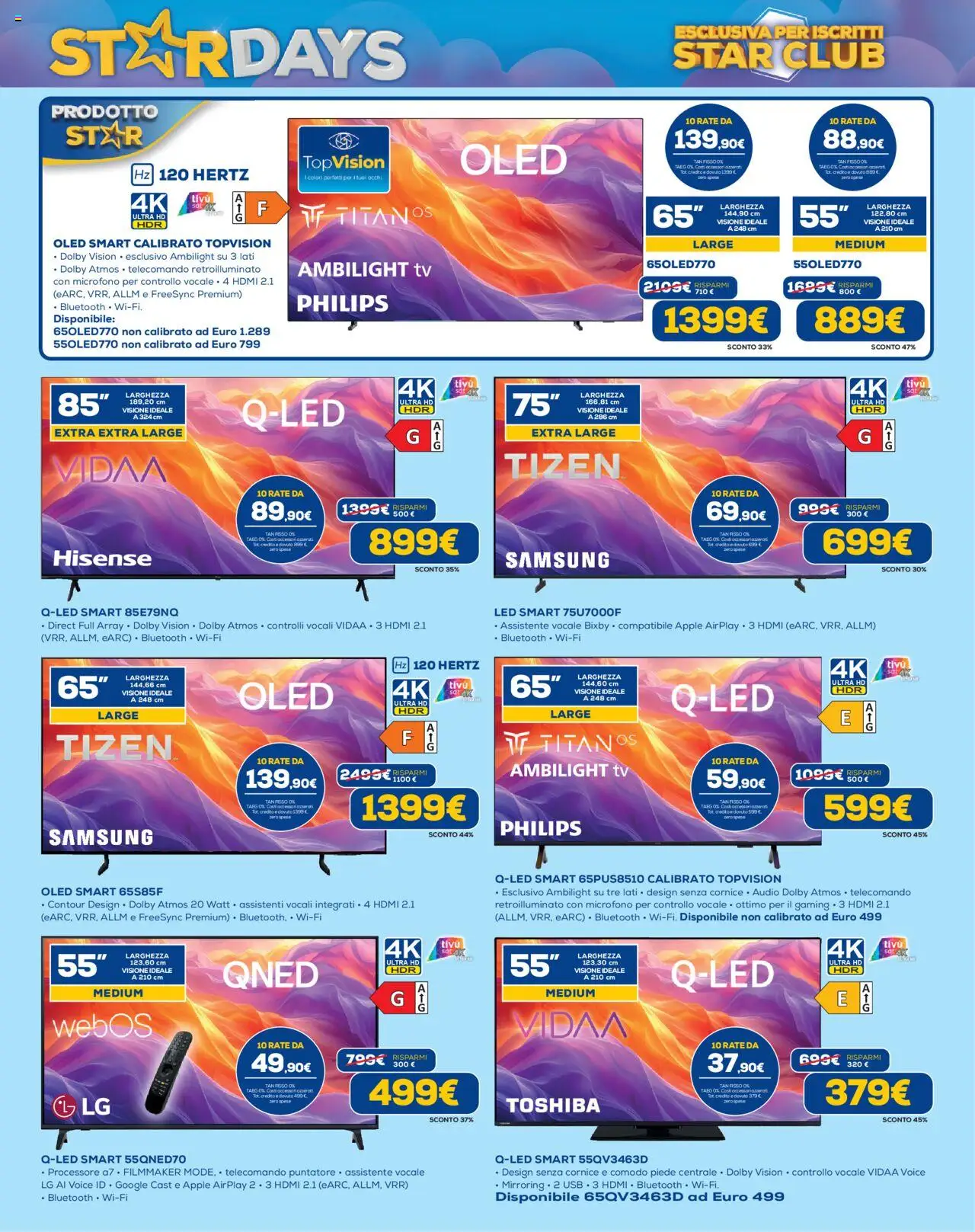 Volantino Euronics del 09.10.2025 | Pagina: 6 | Prodotti: Telecomando, Tè, USB, Samsung