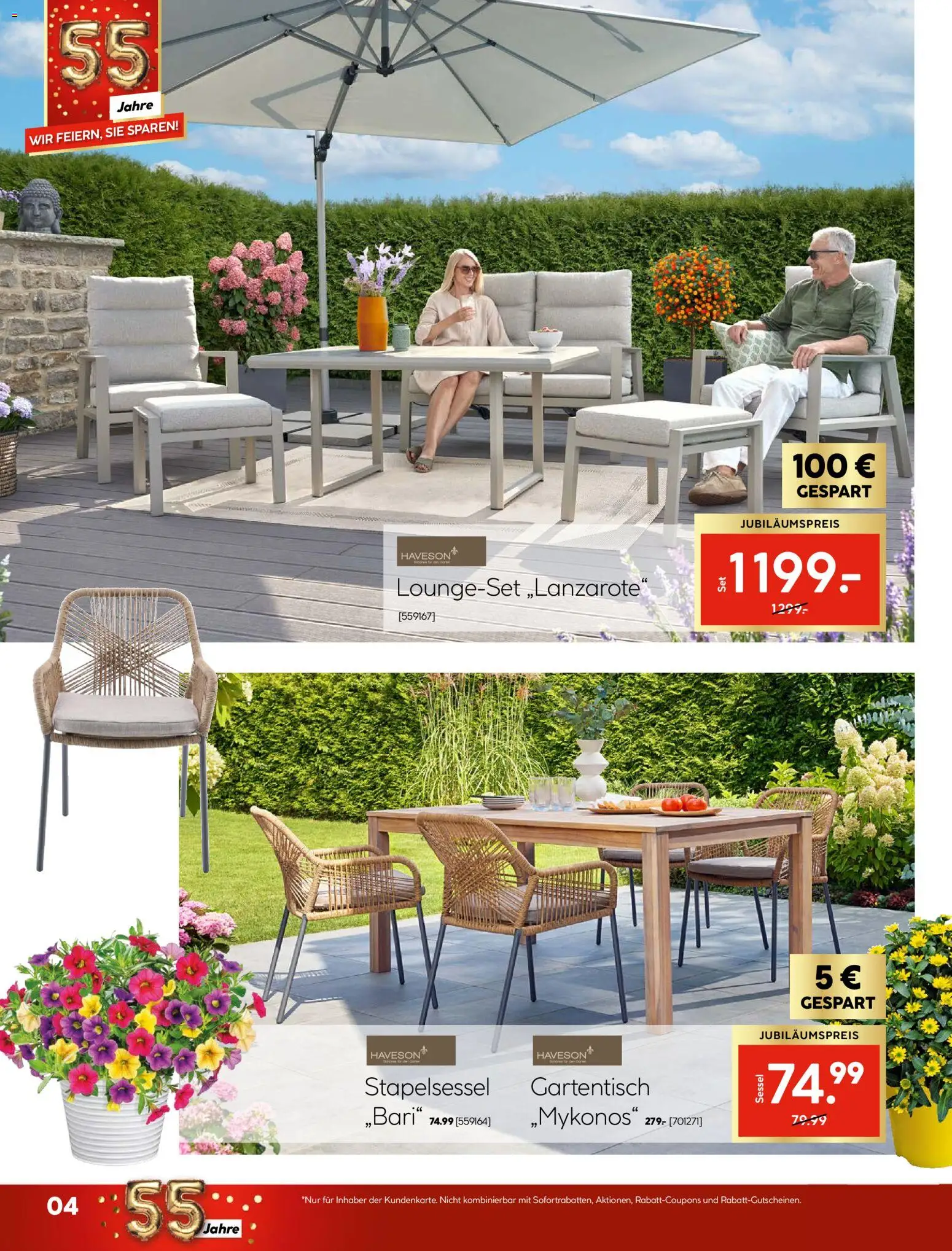 HELLWEG Flugblatt gültig ab 02.04.2026 | Seite: 4 | Produkte: Sessel