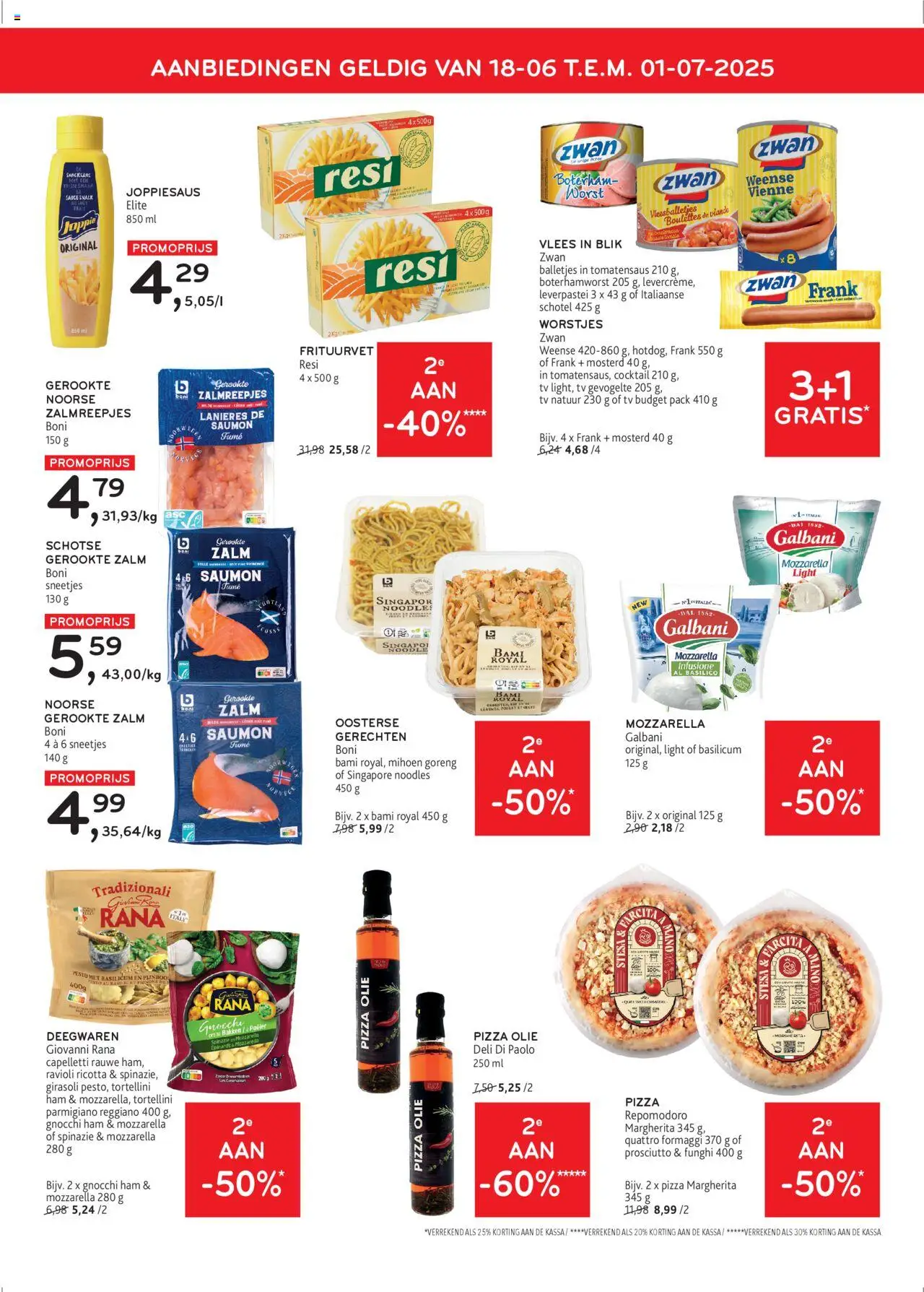  | Pagina: 9 | Producten: Pizza, Zalm, Mozzarella, Olie