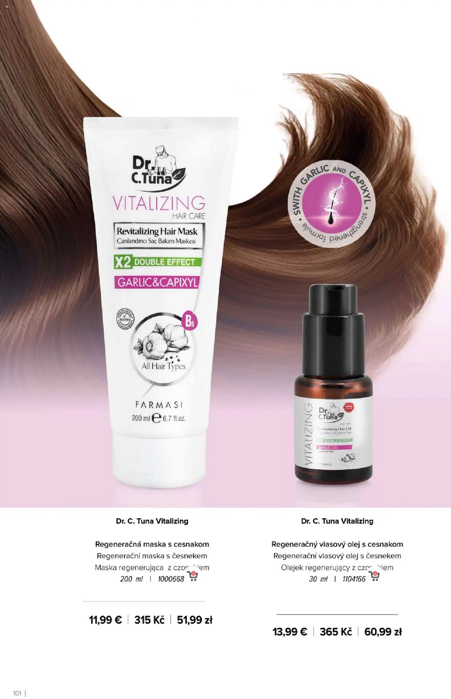 Nové Farmasi akcie – leták je platný od 01.01.2026 | Strana: 101 | Produkty: Olej, Maska