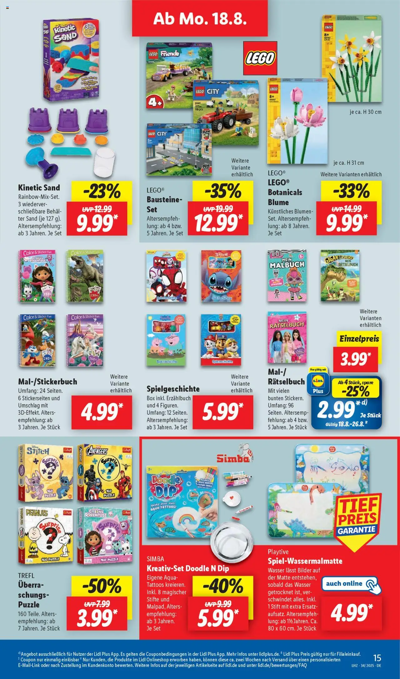 Lidl Prospekt Heppenheim	 - gültig ab dem 18.08.2025 | Seite: 25 | Produkte: Box, Blumen, Bilder, Wasser