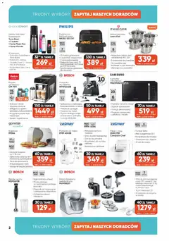 Pogląd oferty "Max elektro gazetka" - ważna od 02.03.2026 | Strona: 2 | Produkty: Syrop, Czekolady, Kuchenka, Blender