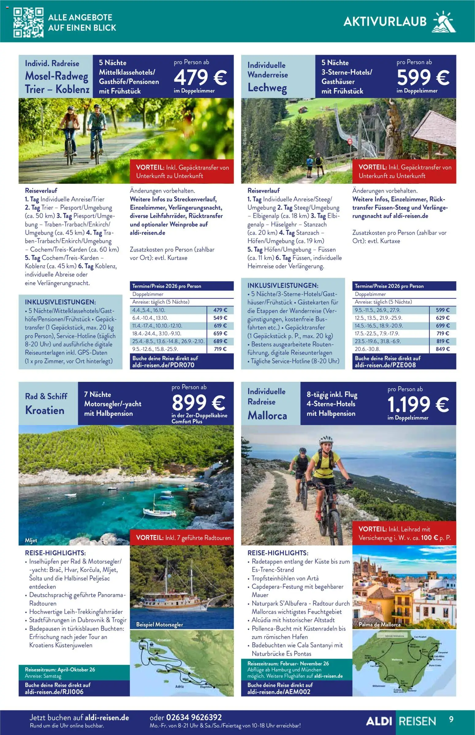 Aldi Reisen  Reisemagazin – gültig ab 01.12.2025 | Seite: 9