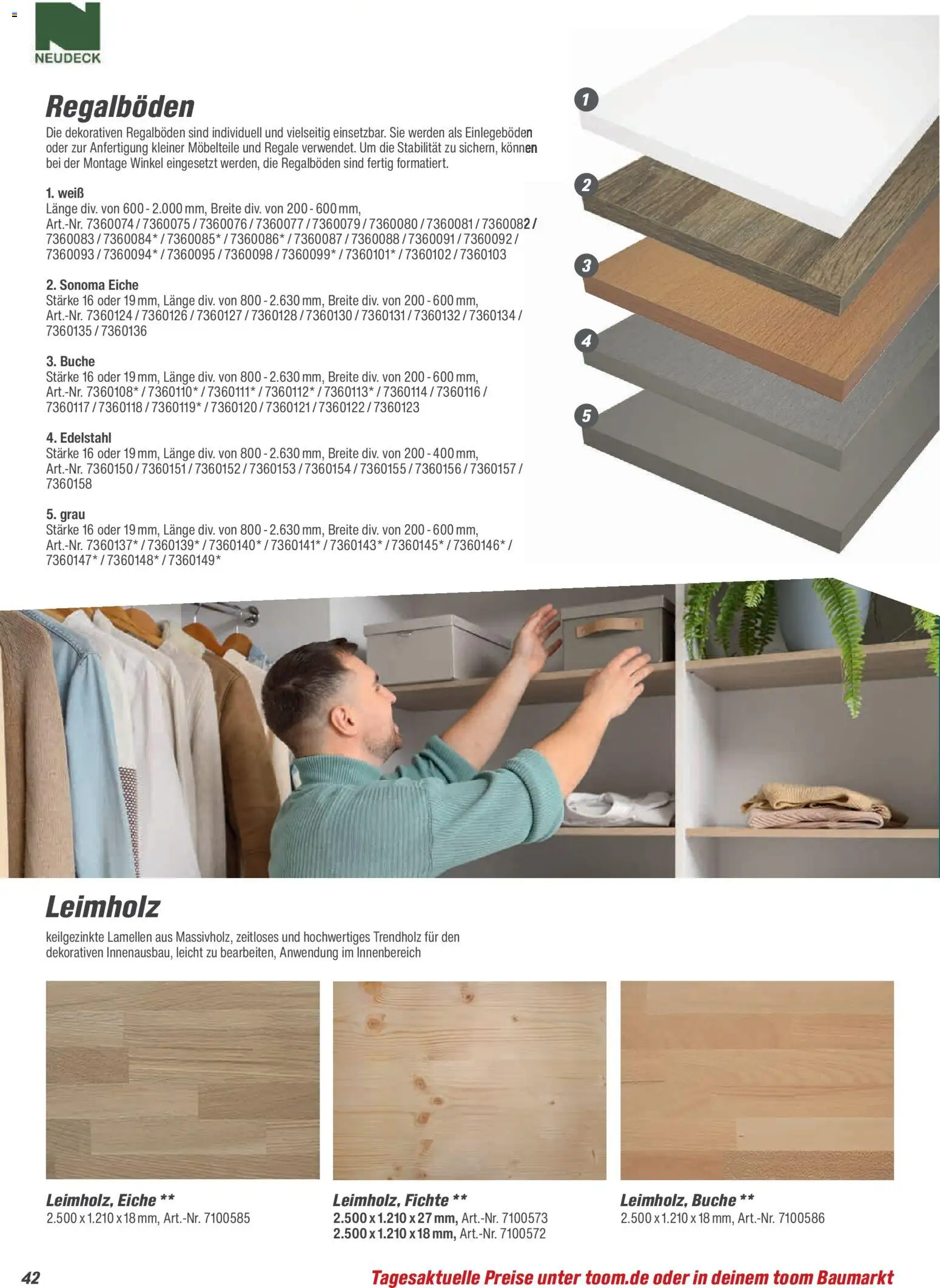 Toom Baumarkt Baustoffe & Bauelemente 2026 – gültig ab 20.02.2026 | Seite: 42