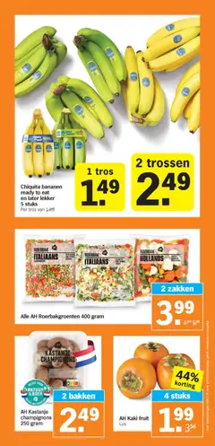 AH Kaki fruit, Los, 4 stuks - Voorbeeld van een folder van Albert Heijn, geldig van 17.11.2025 | Pagina: 10
