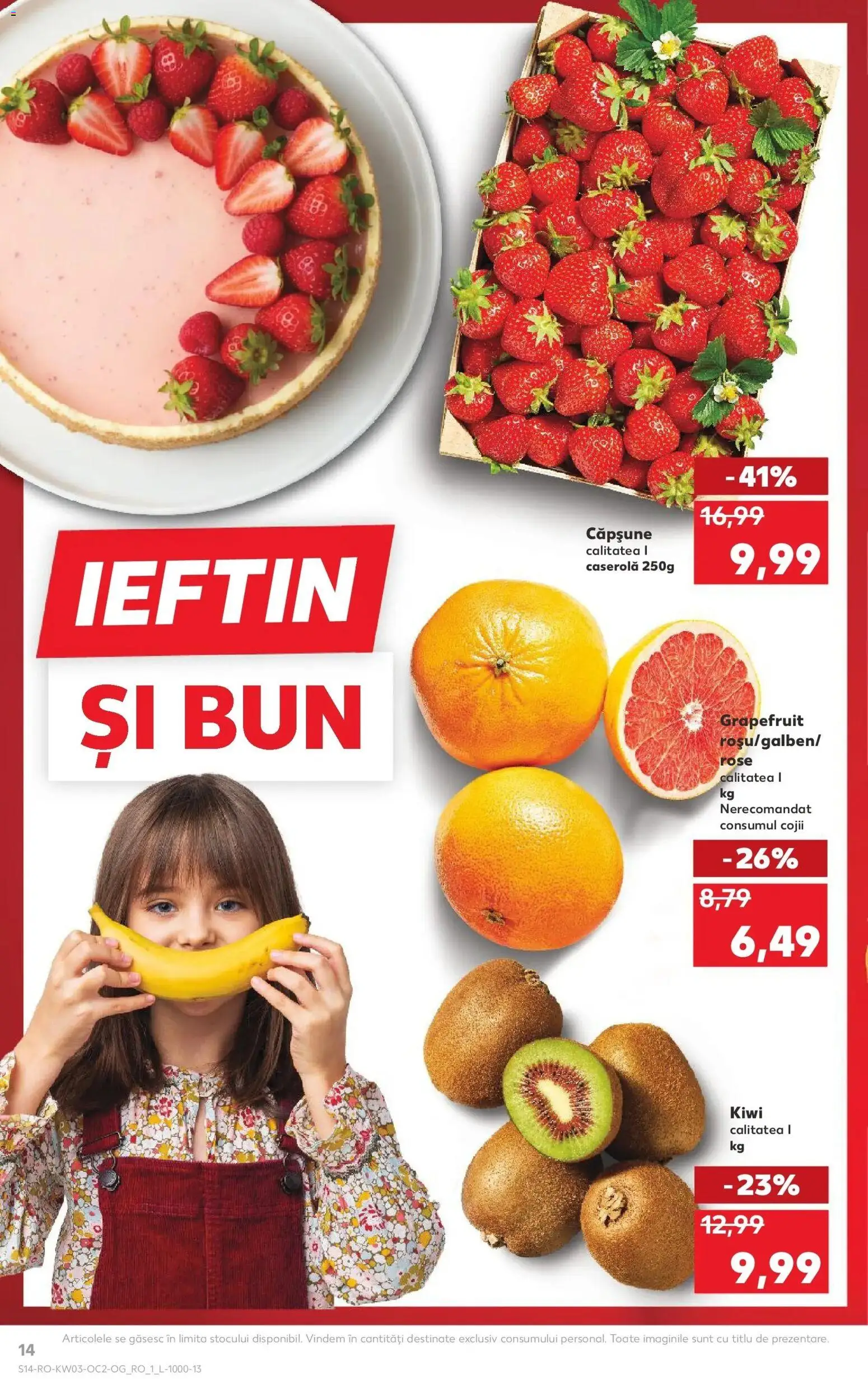 Noul catalog Kaufland – valabil de la 14.01.2026 | Pagină: 14 | Produse: Kiwi