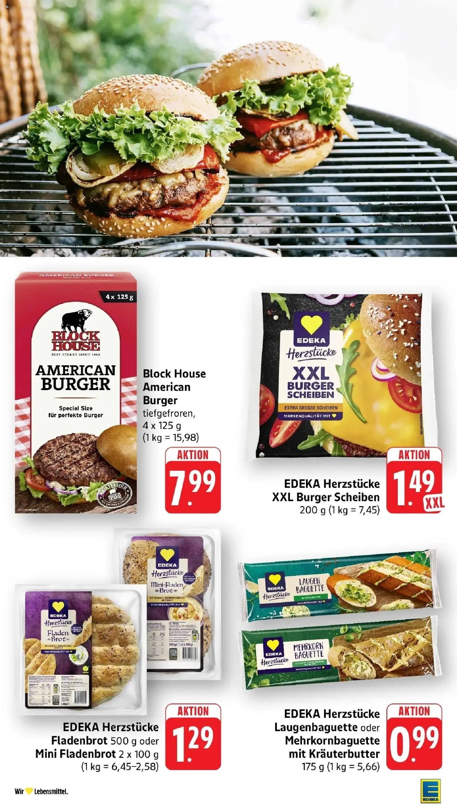 Angebote – gültig ab 27.04.2026 | Seite: 26 | Produkte: Burger, Baguette, Kräuterbutter, Brot