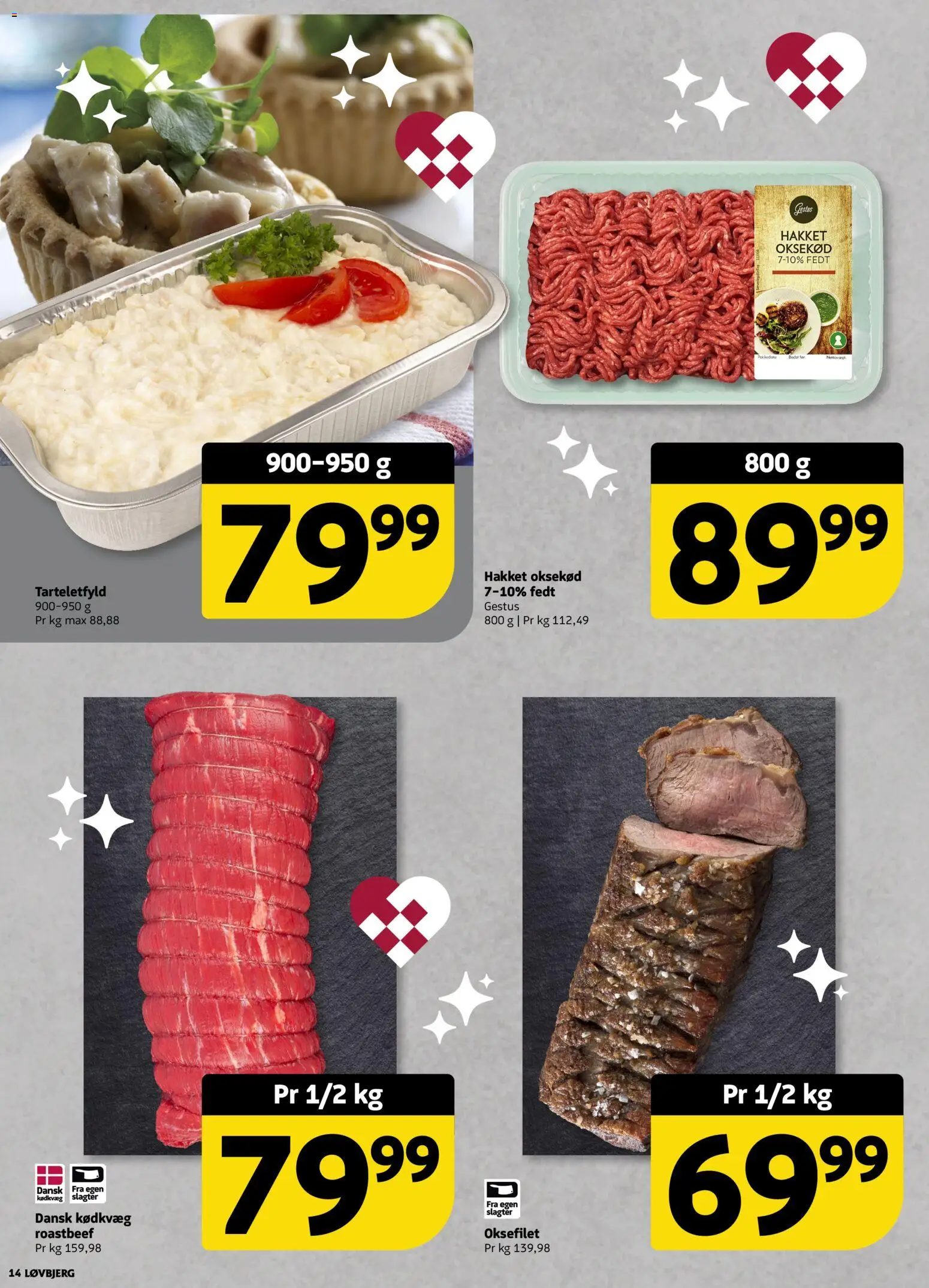 Løvbjerg tilbudsavis – gyldig fra 19.12.2025 | Side: 16 | Produkter: Oksekød, Roastbeef