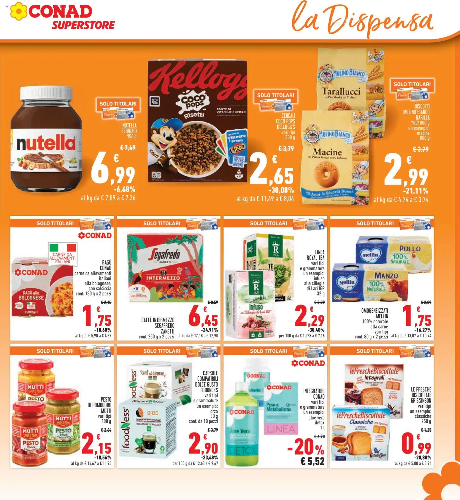Volantino Conad del 07.01.2026 | Pagina: 21 | Prodotti: Caffè, Pollo, Panna, Crackers