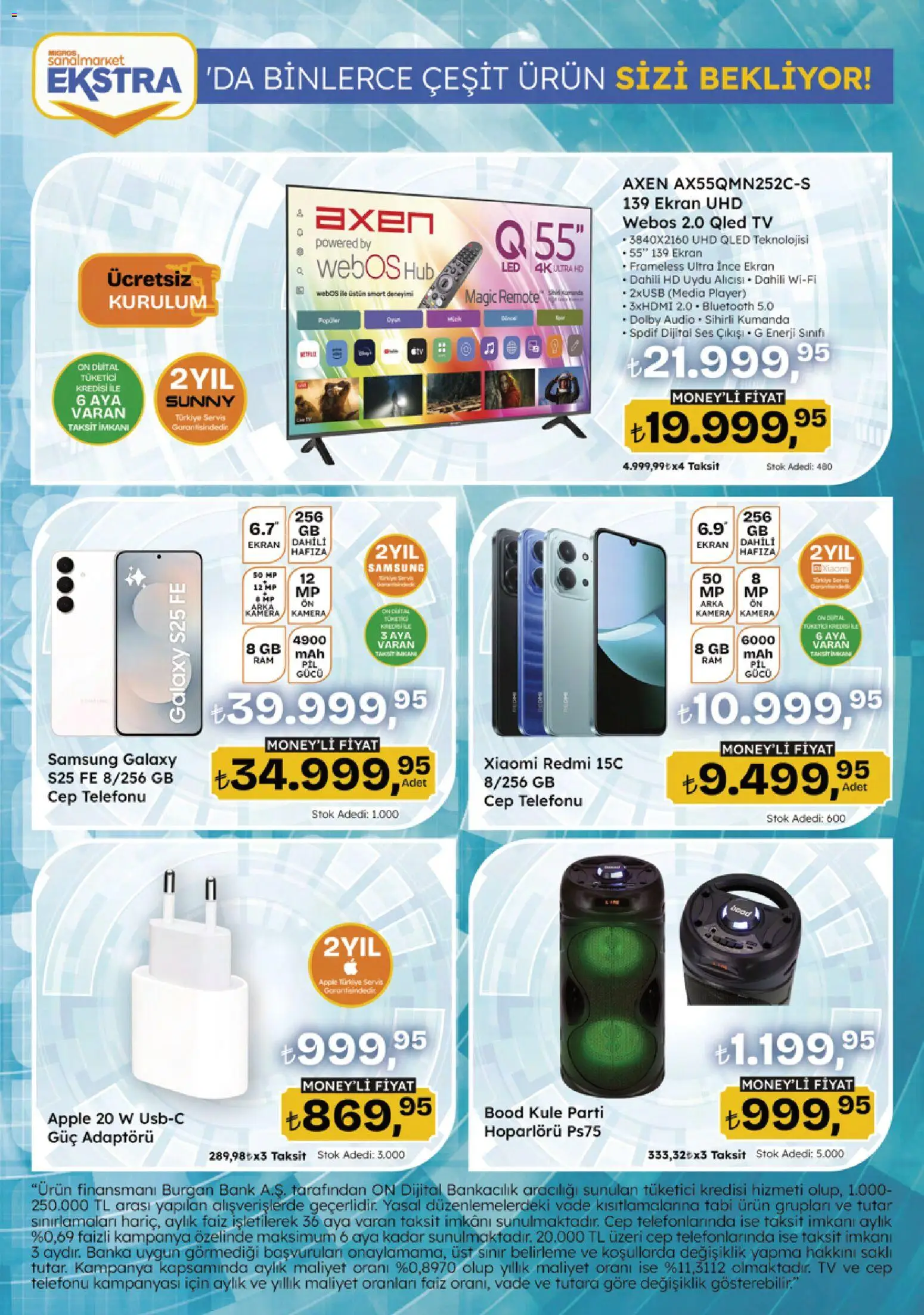 Migros Katalog - 5M Migroskop Dijital - 16.04.2026 tarihinden itibaren geçerlidir | Sayfa: 155 | Ürünler: TV, Ses, Kamera, Uydu