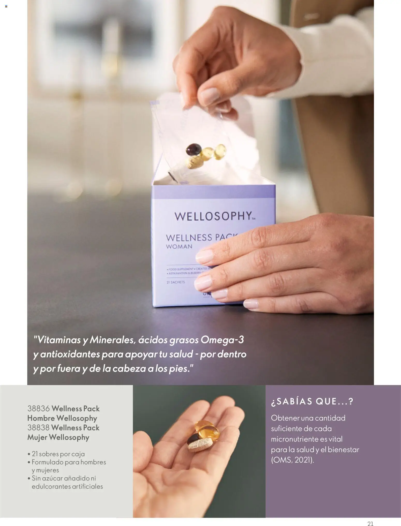 Oriflame - Guía Wellosophy │ válido desde el 01.11.2023 | Página: 21 | Productos: Πισίνα, Caja