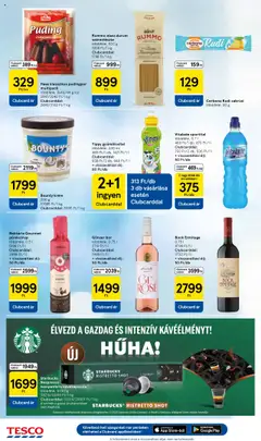 Tesco akciós ujság - amely érvényes a következő dátumtól: 11.09.2025 | Oldal: 22 | Termékek: Puding, Pudingpor, Bor, Száraztészta