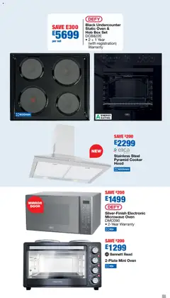 OK Furniture specials catalogue – valid from 06.10.2025 | Page: 10 | Products: Oven, Hob, Cooker, Microwave