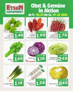 ETSAN Obst und Gemüse ab 06.02.2026 gültig