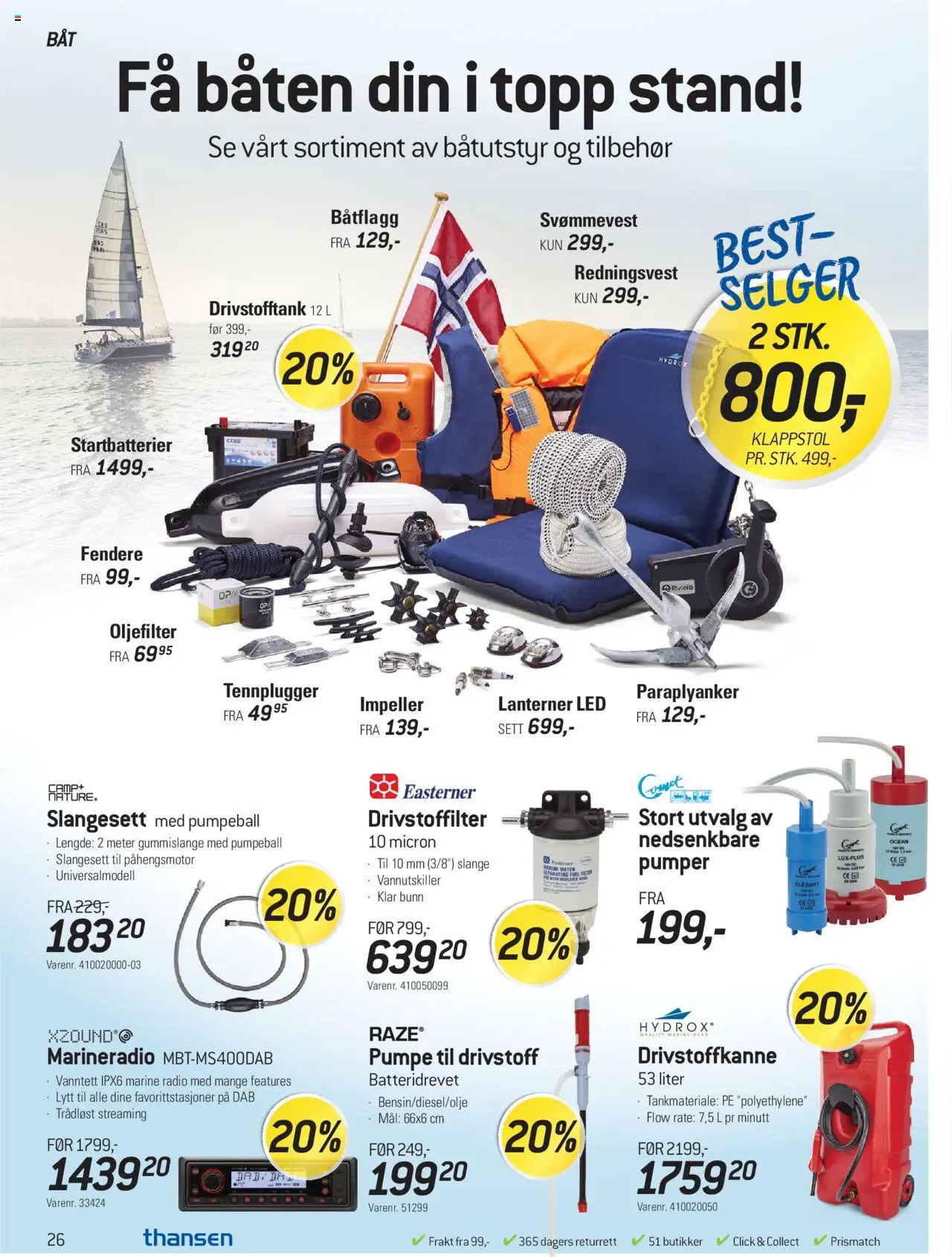  | Side: 26 | Produkter: Pumpe, Radio, Klappstol, Topp