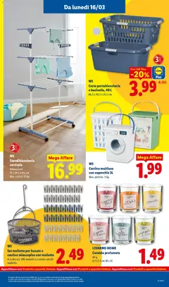 Anteprima del volantino Lidl volantino valido a partire dal 16.03.2026 | Pagina: 27 | Prodotti: Citronella, Lime, Cestino, Portabiancheria