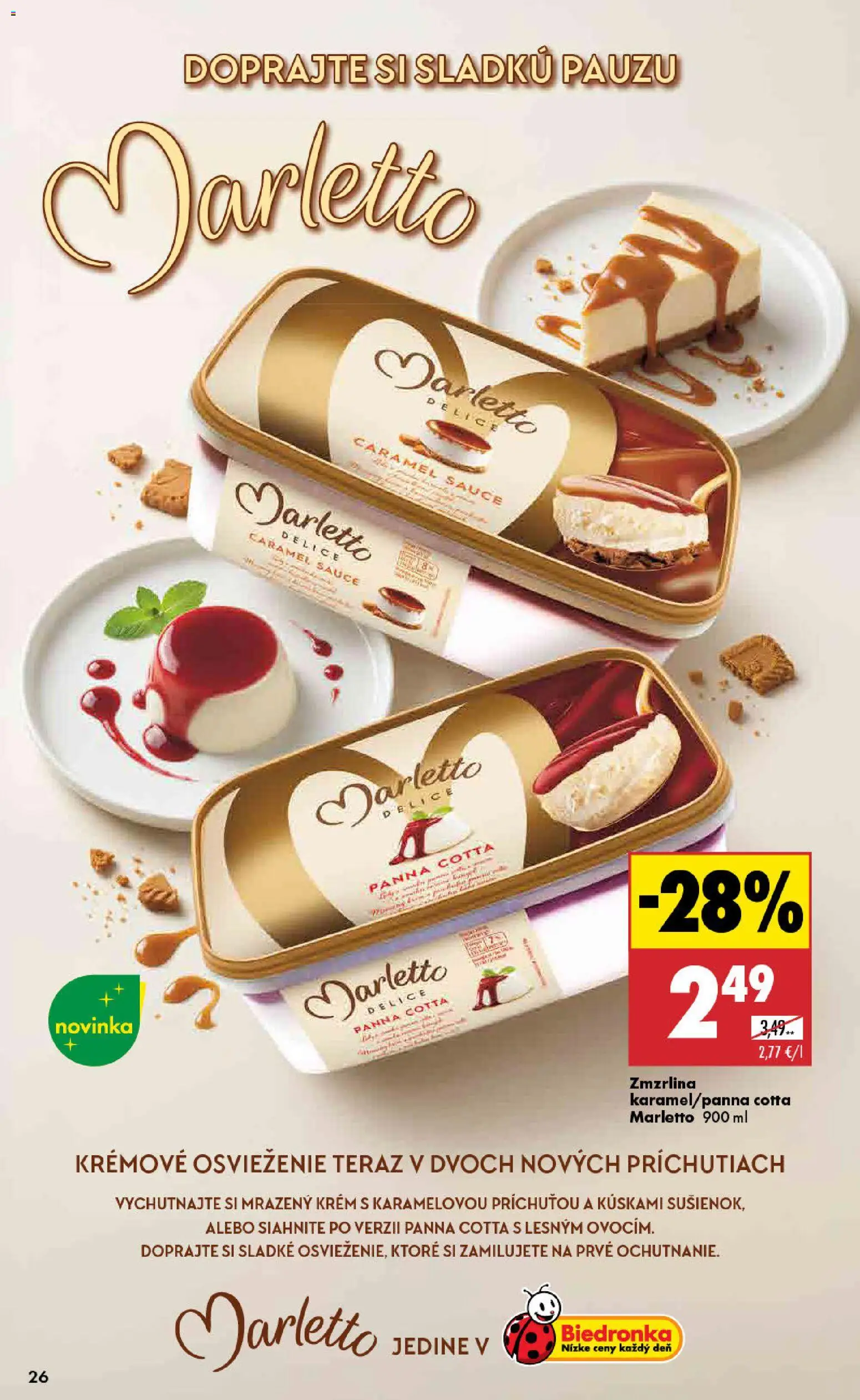 Nové Biedronka akcie – leták je platný od 30.04.2026 | Strana: 26 | Produkty: Krém