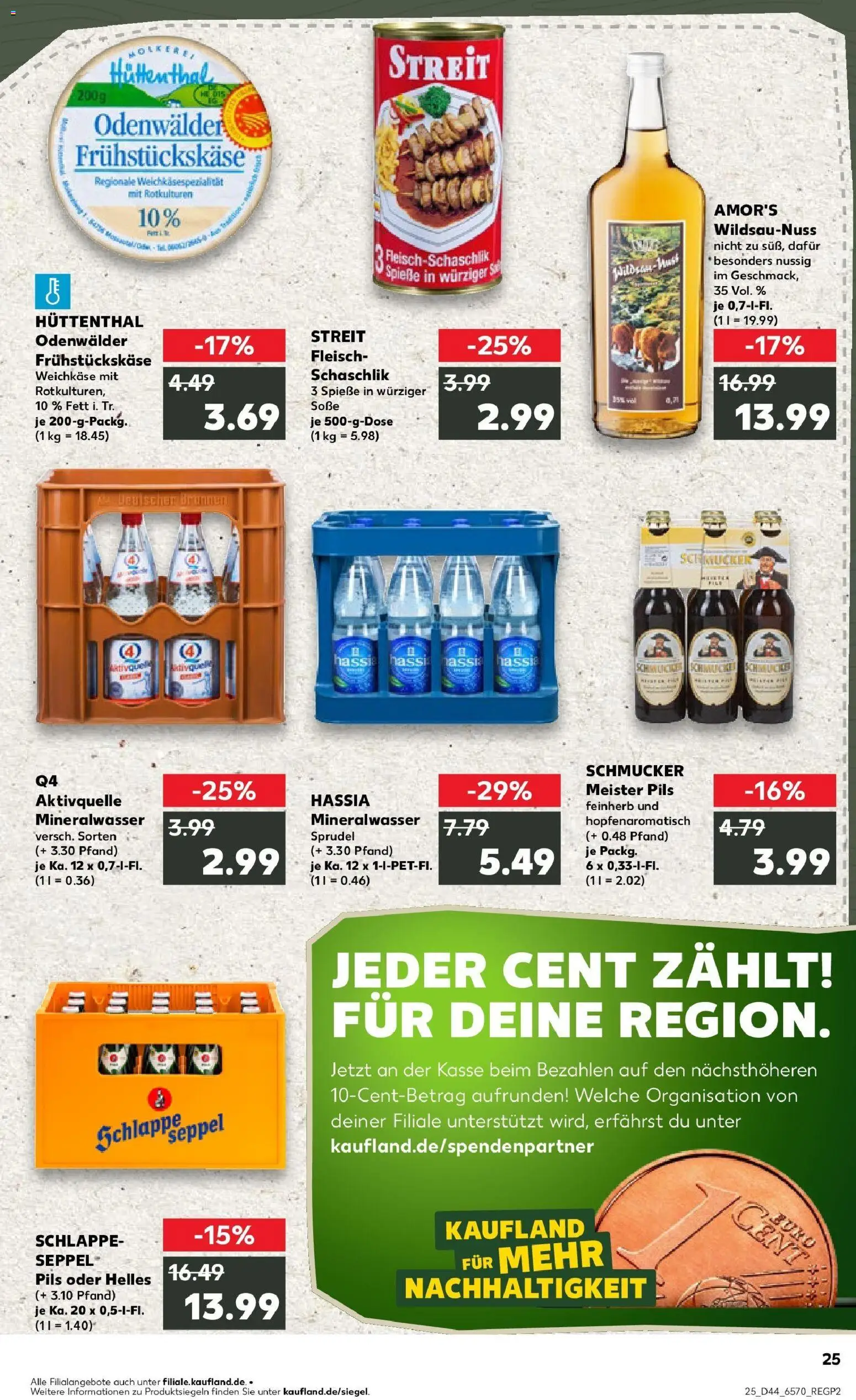 Kaufland prospekt Michelstadt	 – gültig ab 30.10.2025 | Seite: 25 | Produkte: Pils, Mineralwasser, Soße, Fleisch