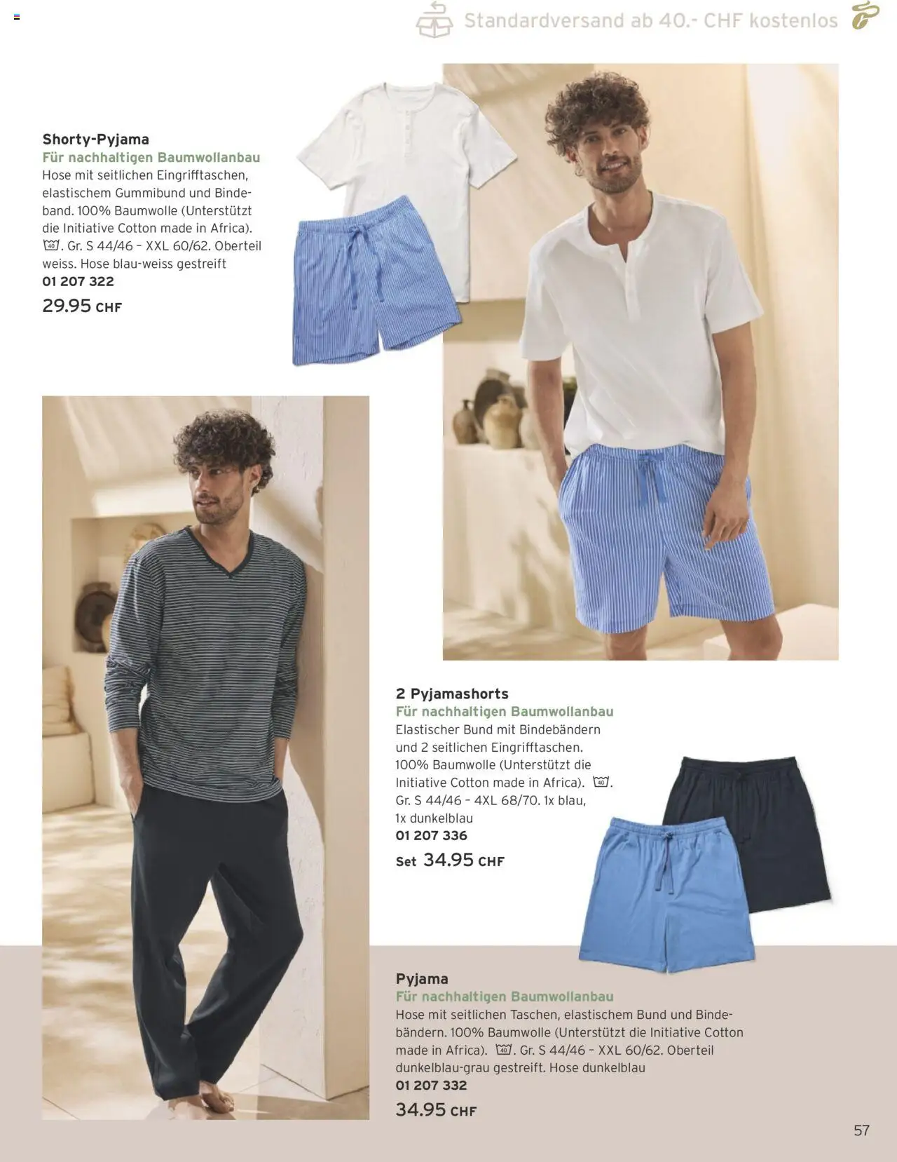 Tchibo Aktionen ab 01.08.2025 | Seite: 57 | Produkte: Hose, Pyjama