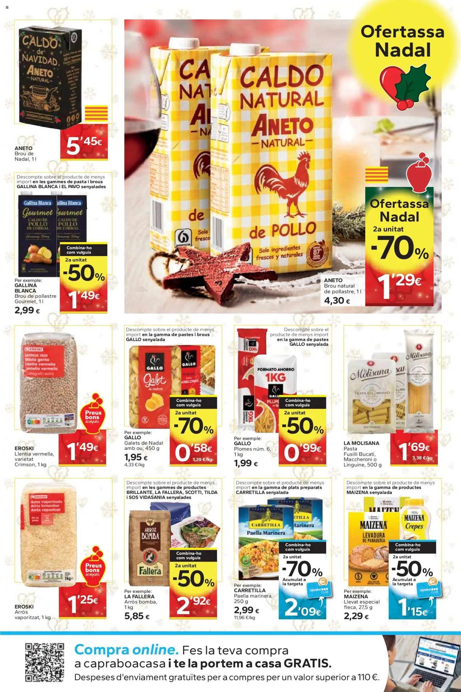 Caprabo folleto │ válido desde el 18.12.2025 | Página: 21 | Productos: Arroz, Pasta, Té, Panadería