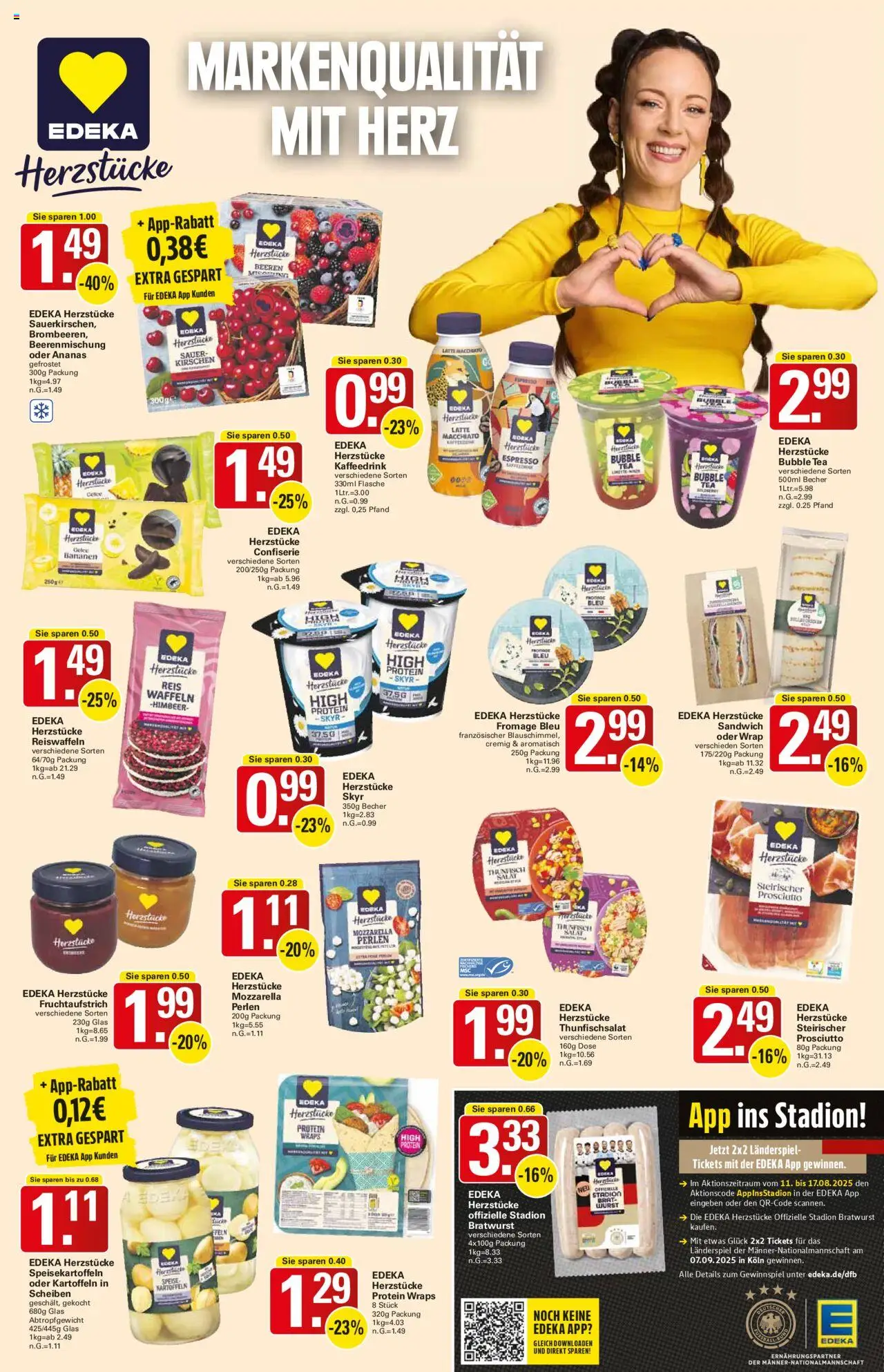 WEZ Prospekt - gültig ab dem 11.08.2025 | Seite: 7 | Produkte: Thunfisch, Bananen, Skyr, Salat