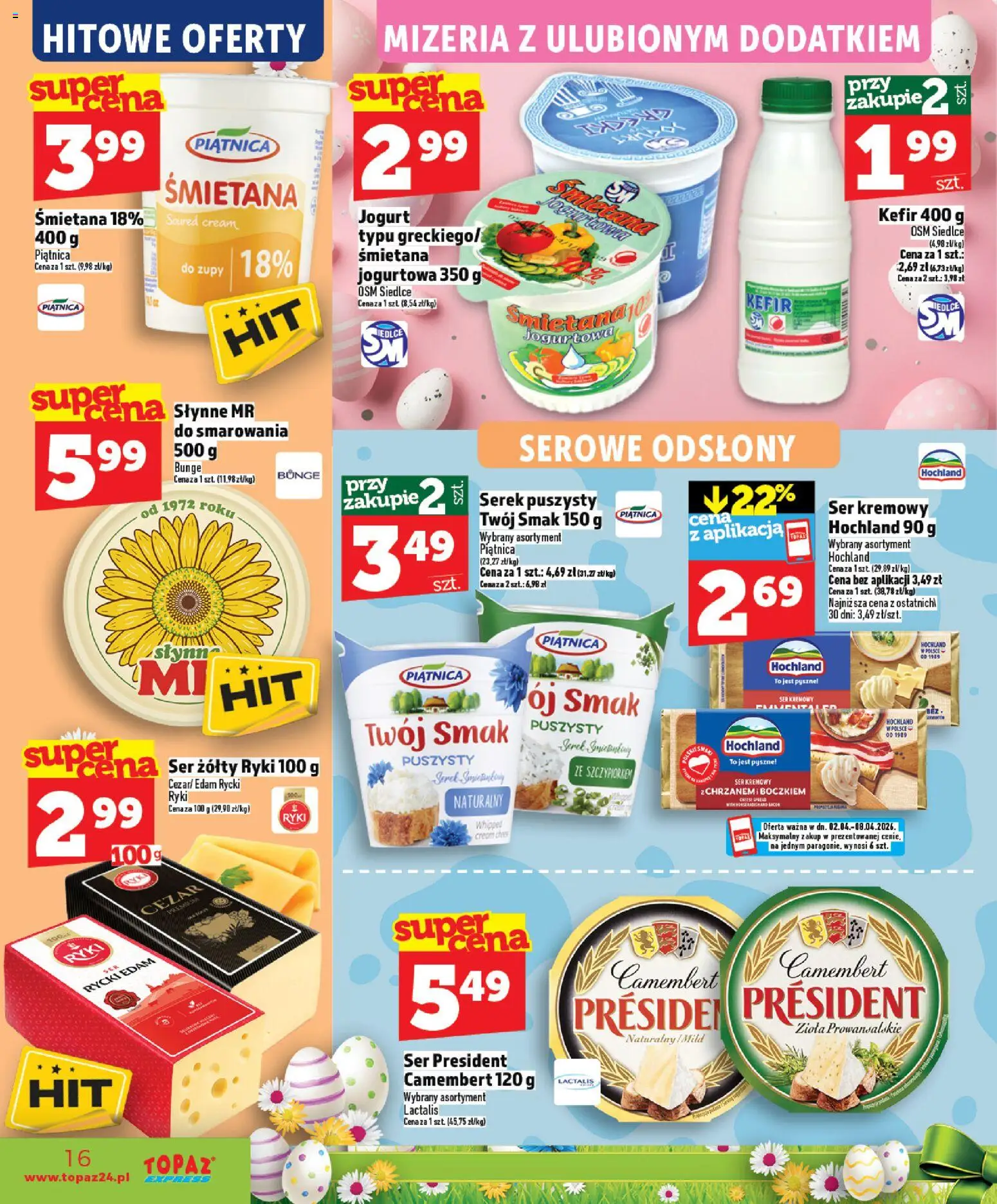 Topaz gazetka - Express od 02.04.2026 | Strona: 16