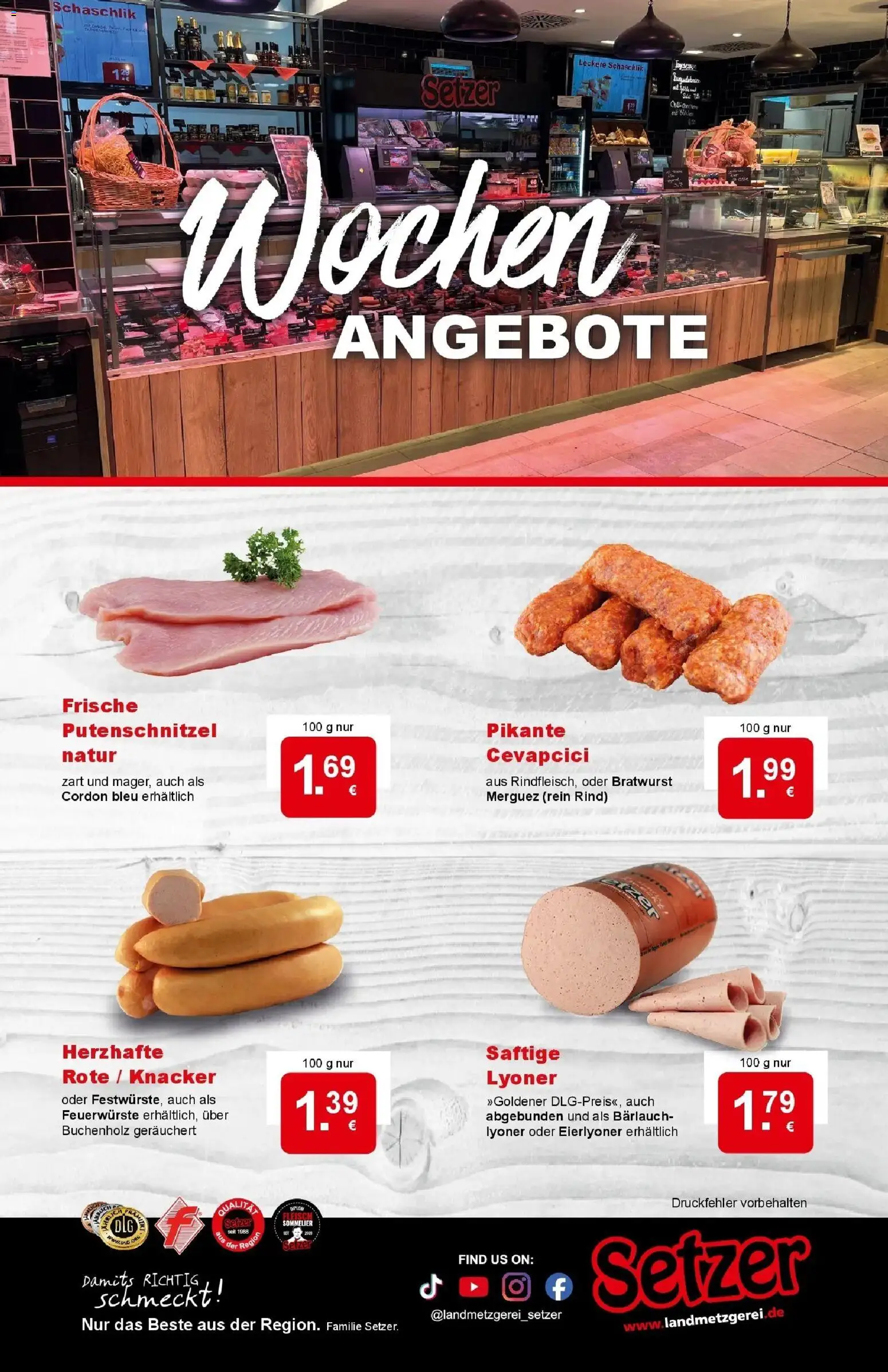 Rewe Prospekt Sulzbach A.d. Murr	 – gültig ab 30.03.2026 | Seite: 10 | Produkte: Bratwurst, Cevapcici, Putenschnitzel