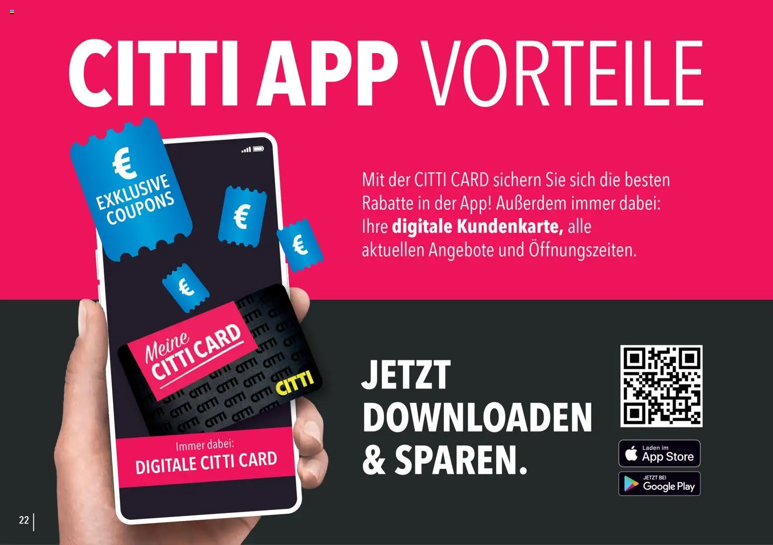 CITTI Markt - Vorteilsheft – gültig ab 01.01.2026 | Seite: 22