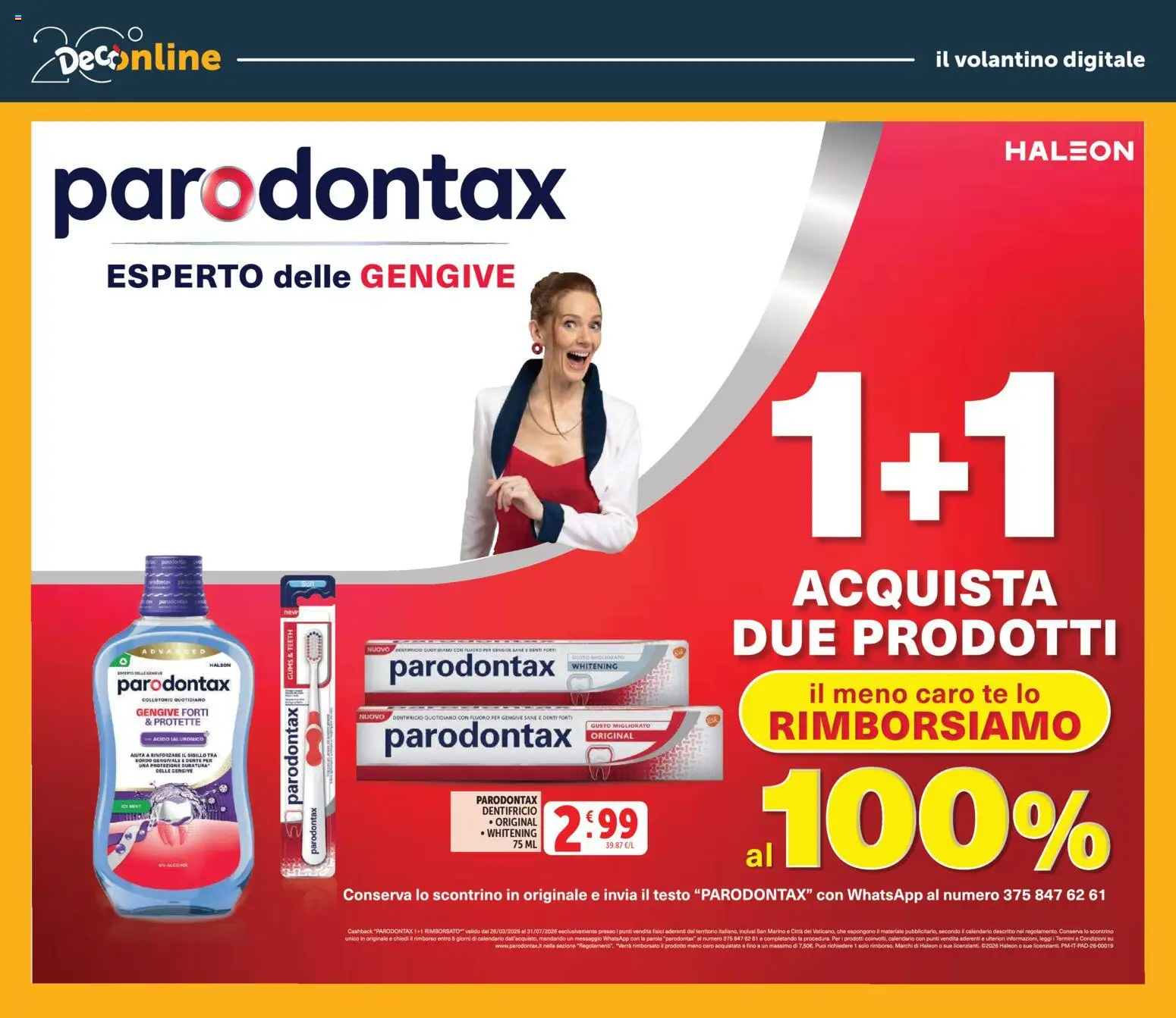 Volantino Decò del 27.03.2026 | Pagina: 41 | Prodotti: Dentifricio, Collutorio, Tè