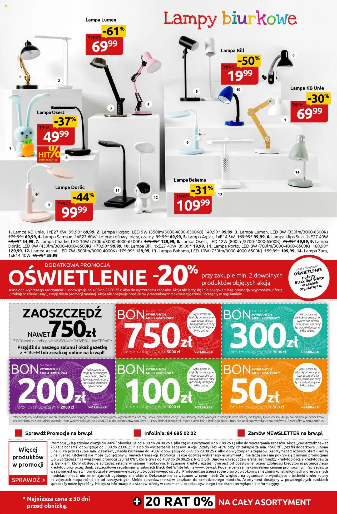 Black Red White promocje od 04.08.2025 | Strona: 20 | Produkty: Lampa