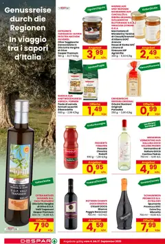 Volantino Despar del 04.09.2025 | Pagina: 10 | Prodotti: Prosecco, Olio, Orecchiette, Marmellata