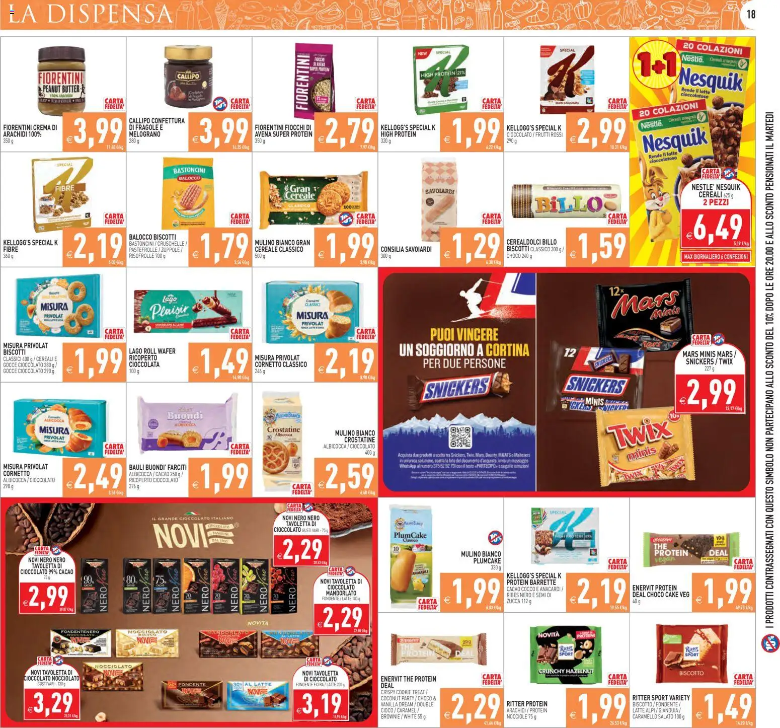 Volantino PIM Supermercati del 13.02.2026 | Pagina: 18 | Prodotti: Cioccolato, Fragole, Cocco, Cacao