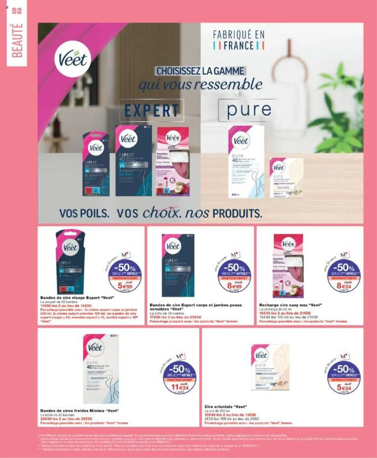 | Page: 52 | Produits: Cire, Crème