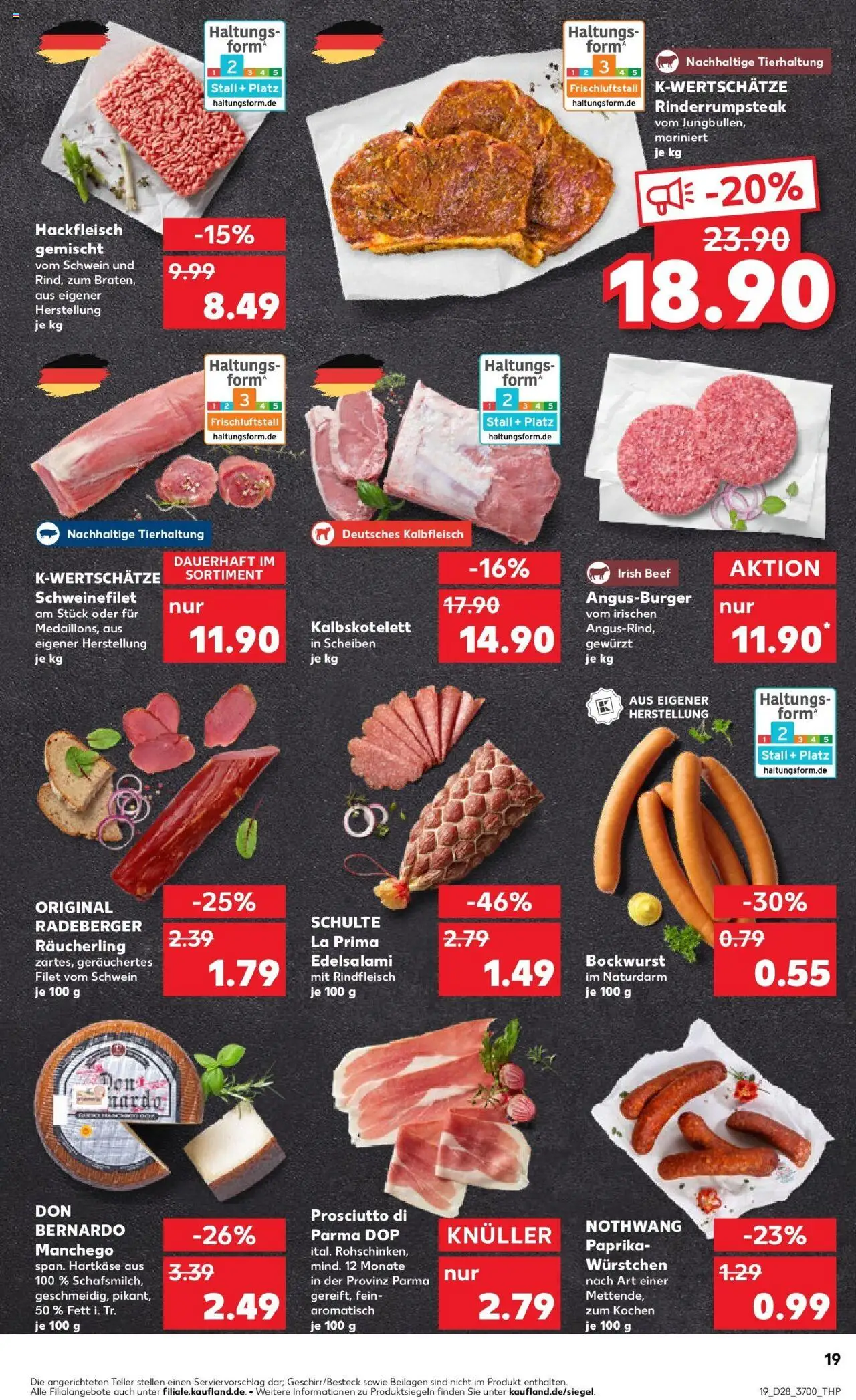 Kaufland prospekt Bentwisch	 - gültig ab dem 13.07.2025 | Seite: 34 | Produkte: Burger, Schweinefilet, Rindfleisch, Hackfleisch