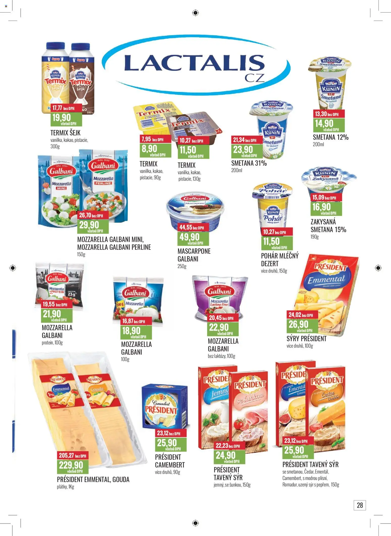 Ratio leták od 01.01.2026 | Strana: 29 | Produkty: Termix, Pohár, Čedar, Mascarpone