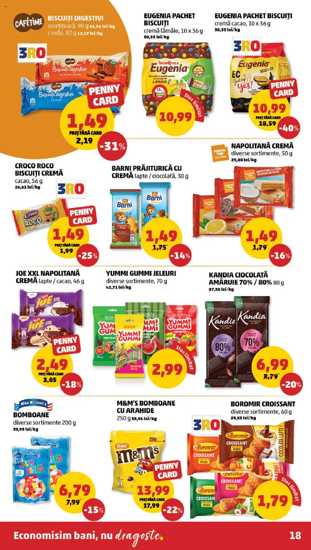 Catalog PENNY – valabil de la 13.08.2025 | Pagină: 18 | Produse: Masă, Lapte, Ciocolată, Jeleuri
