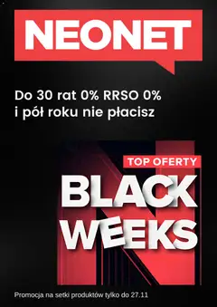 Pogląd oferty "Neonet Black Friday" - ważna od 30.10.2025