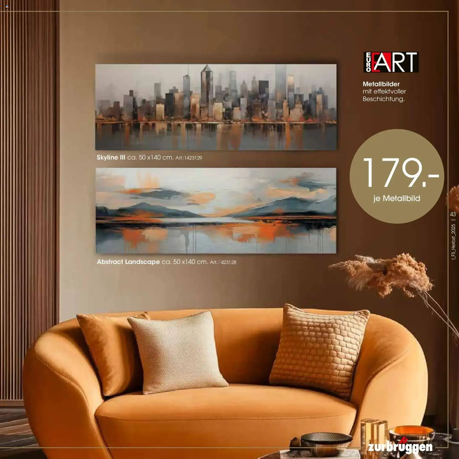 Zurbrüggen - Zurbrüggen: Raum für neue Lieblingsstücke – gültig ab 19.10.2025 | Seite: 43