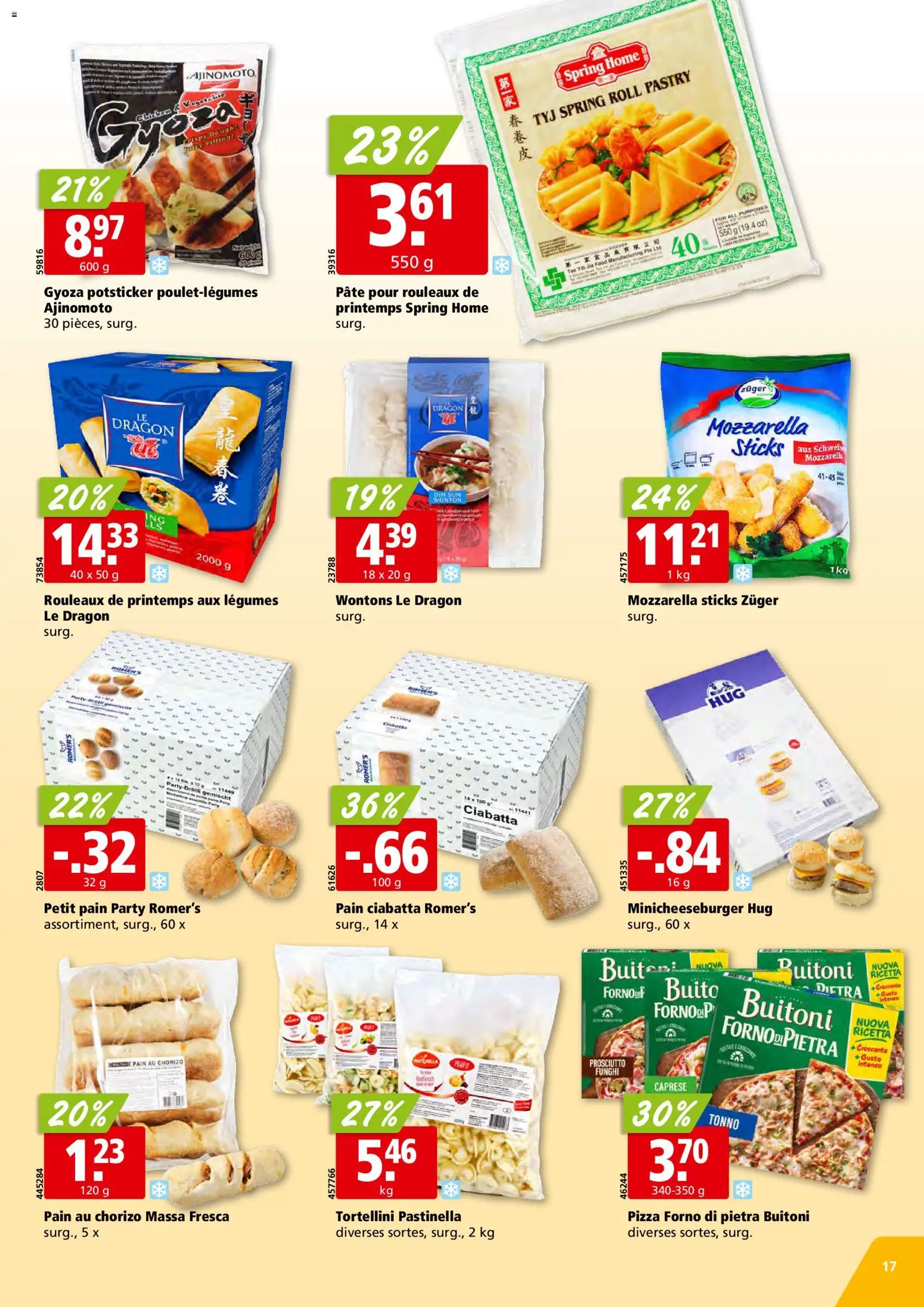 Aligro Aktionen Chavannes, Matran, Genève, Sion – gültig ab 15.12.2025 | Seite: 17 | Produkte: Pizza, Tee