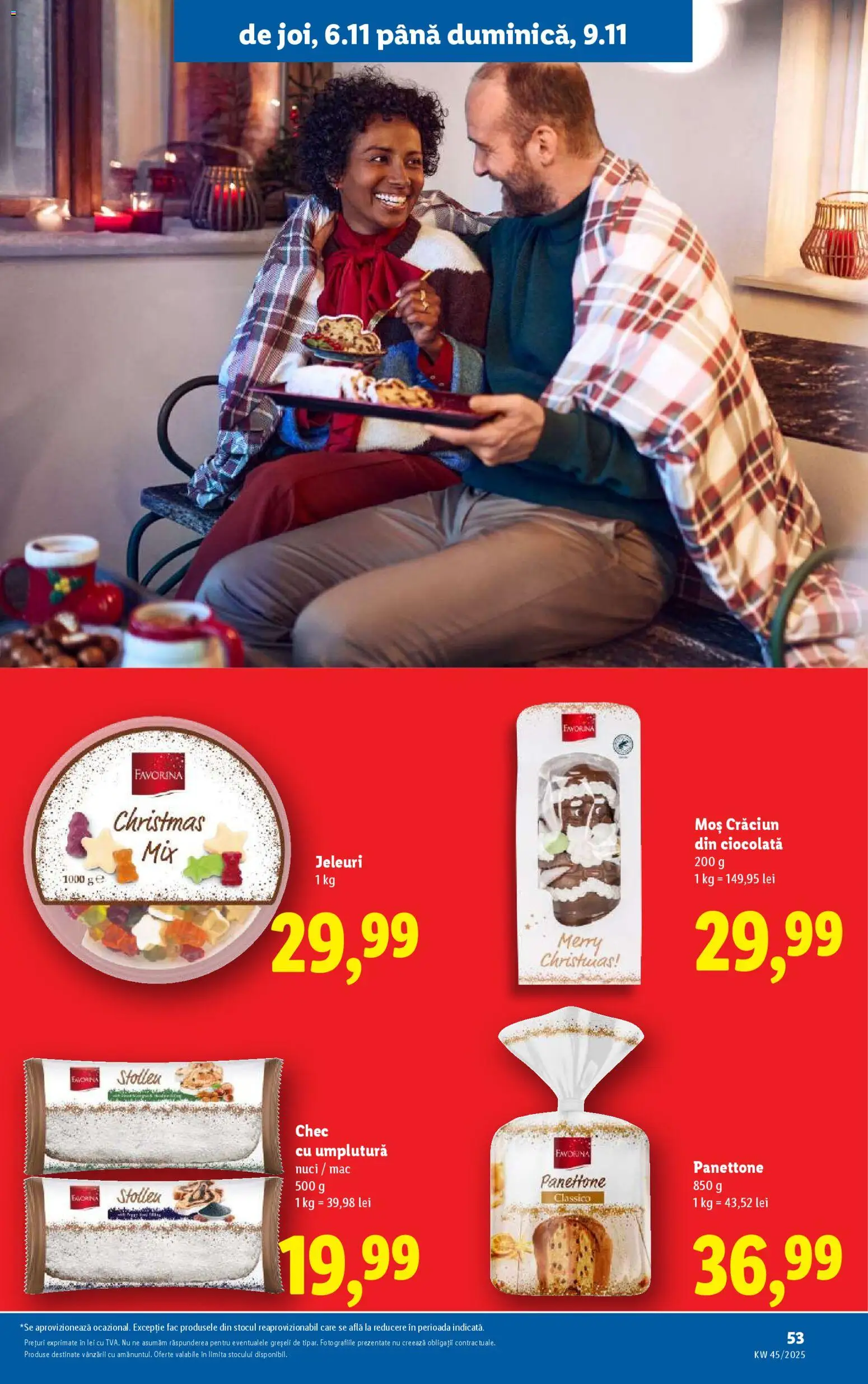 Noul catalog Lidl – valabil de la 03.11.2025 | Pagină: 53 | Produse: Ciocolată, Nuci, Jeleuri