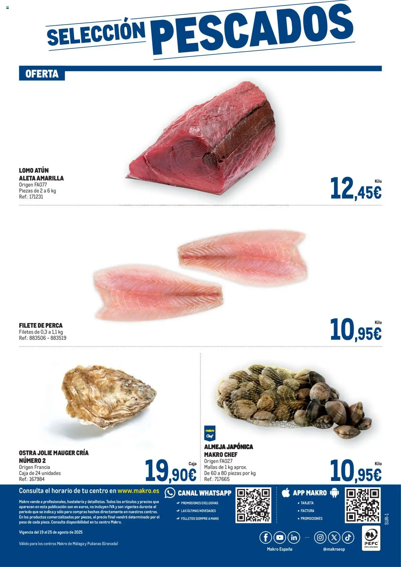 Makro - Fresco Andalucía │ válido desde el 19.08.2025 | Página: 4 | Productos: Peso, Filete, Caja