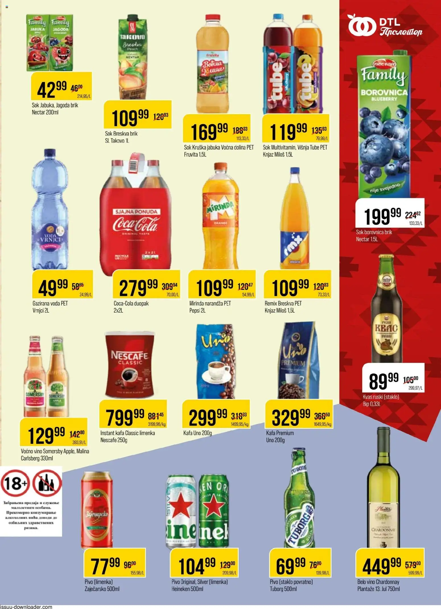 Metalac Proleter katalog - važi od 17.12.2025 | Strana: 9 | Proizvode: Chardonnay, Jagoda, Malina, Somersby