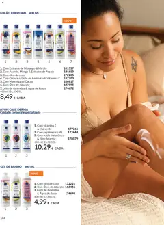 Pré-visualização Catálogo Avon Campanha 3 válido de 01.03.2026 | Página: 162 | Produtos: Agua, Gel de banho, Café, Arroz