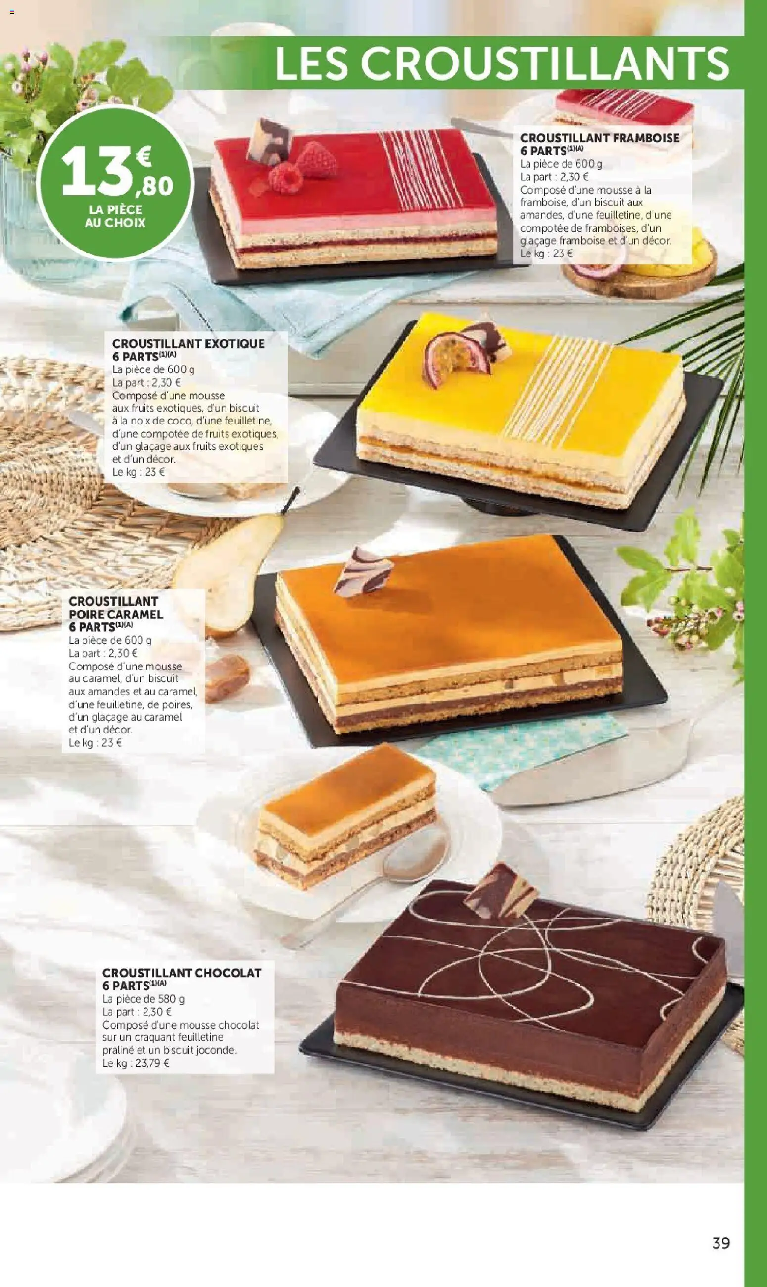 {H1} | Page: 39 | Produits: Framboise, Chocolat, Noix, Amandes