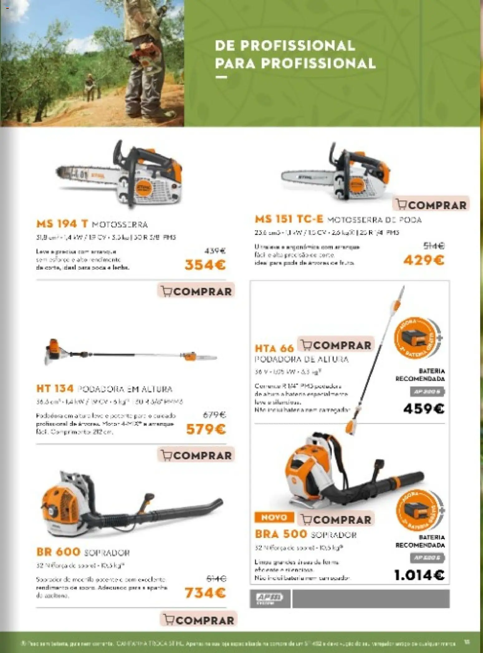 Stihl folheto │ válido de 29.09.2025 | Página: 15 | Produtos: Bateria
